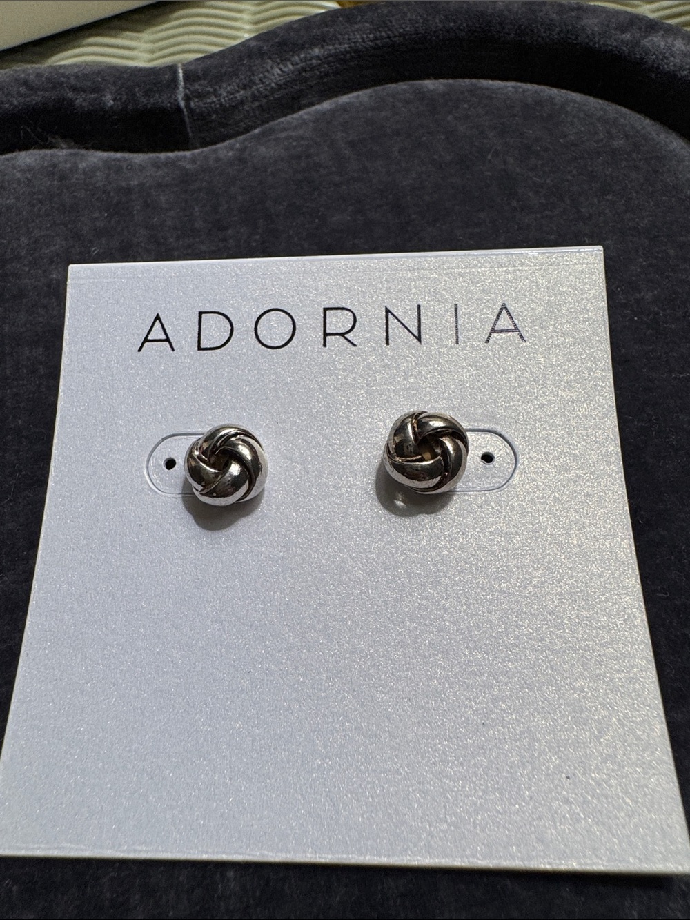 Sterling Silver Knot Earrings